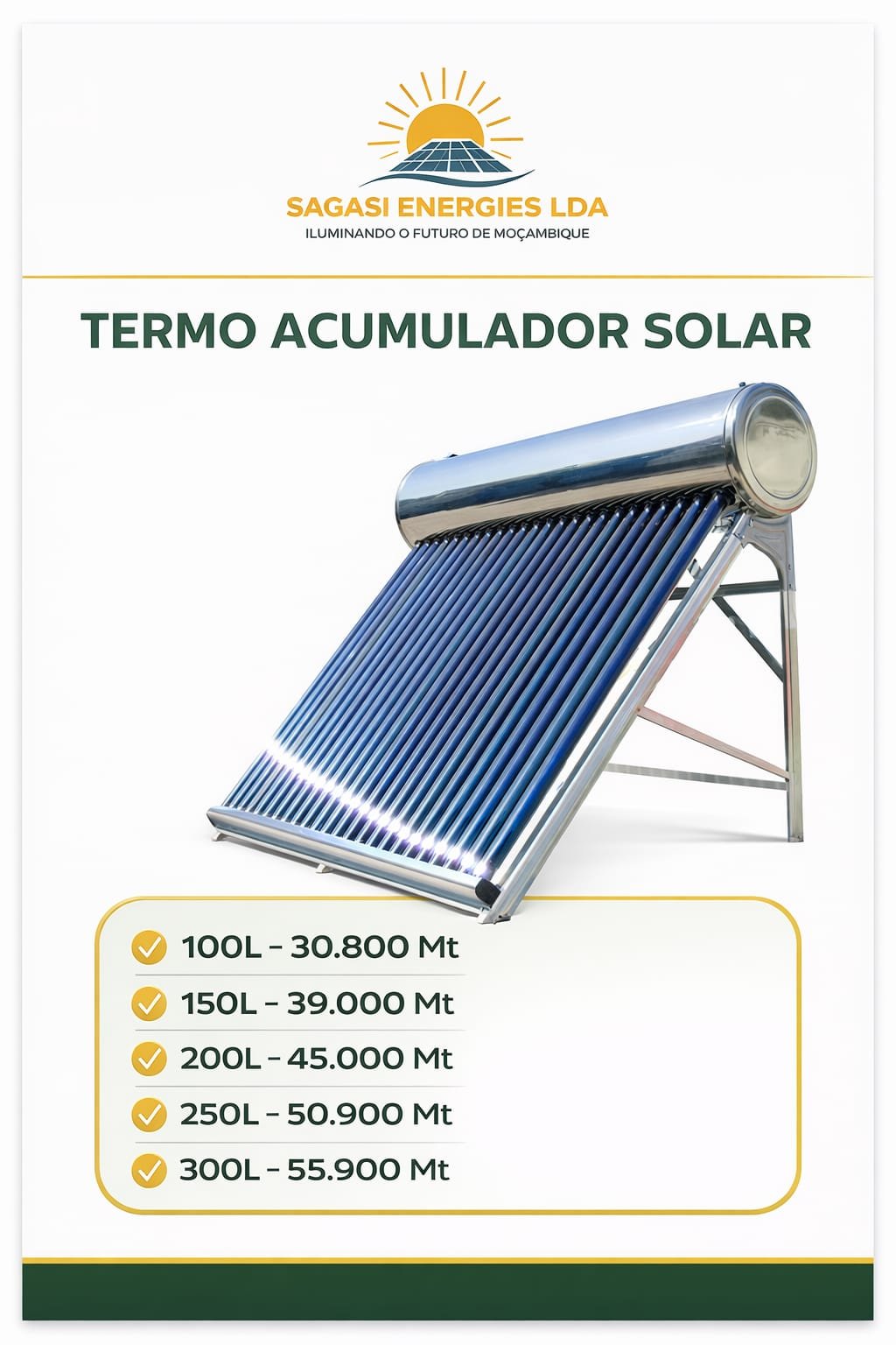 Termo Acumulador Solar